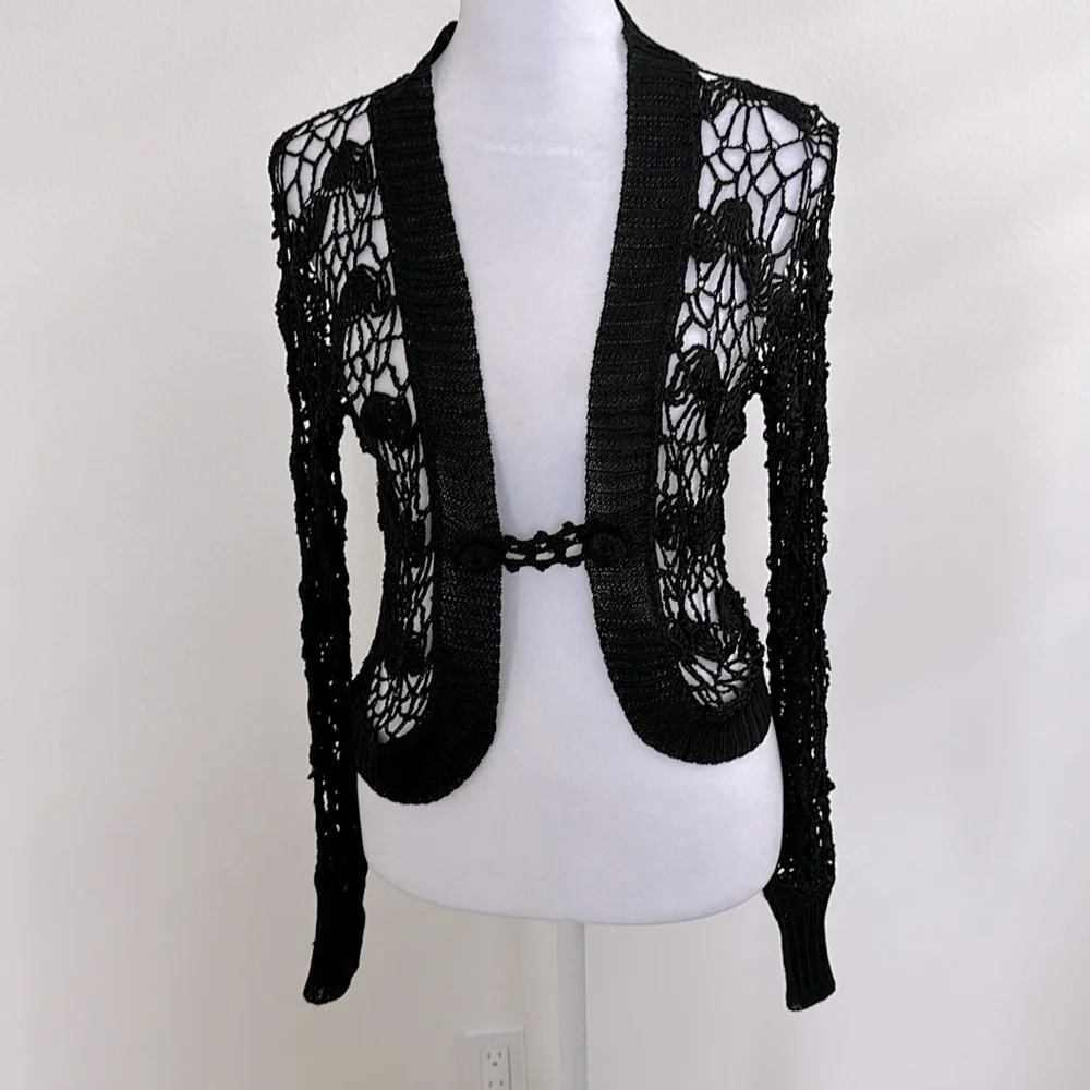 Escio Black Sweater Set, Size M